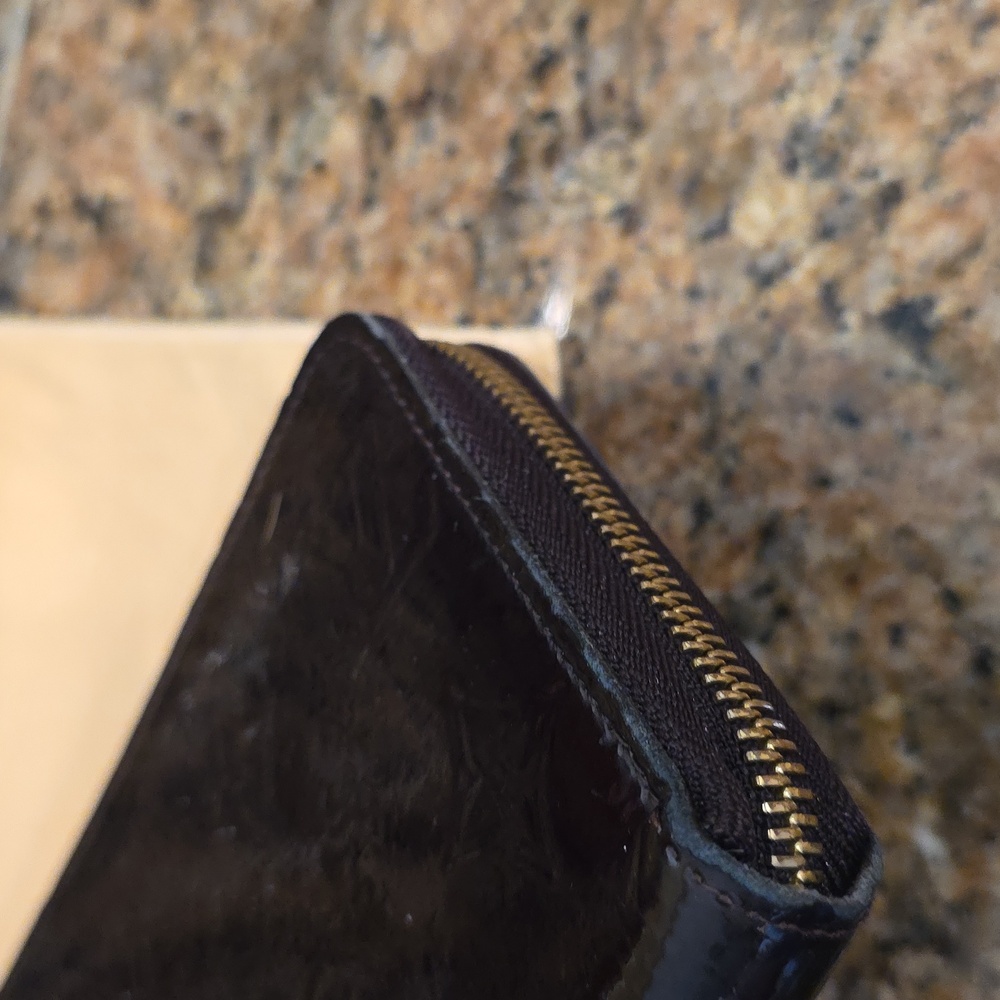 Louis Vuitton Dark Purple Vernis Zippy Wallet - Picture 10 of 17